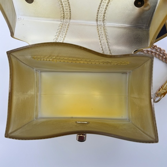 NWT Jelly Box Purse - Yellow - Picture 7 of 13